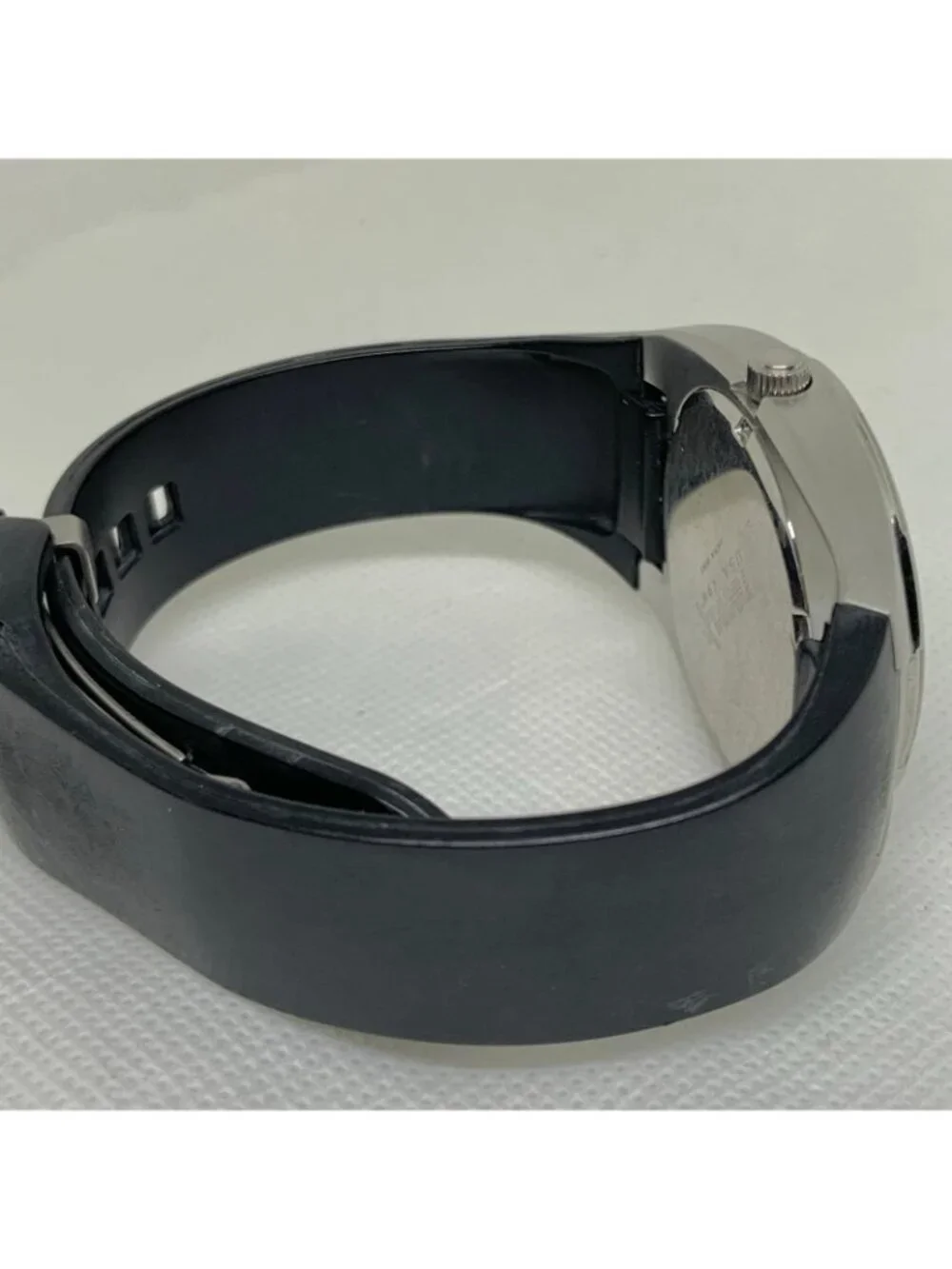 C USA Tomax men’s date watch silver tone 37mm quartz Japan glowing running
